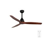 Cecotec Ventilateur de plafond EnergySilence Aero 580 - 70 W, télécommande, 3 pales Ø132 cm, noyer