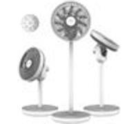 Cecotec Ventilateur portable à batterie EnergySilence 2600 Sunflower, 3 en 1, 22 W, moteur BLDC, 13" de diamètre, batterie 2600 mAh, affichage LED, télécommande, contrôle tactile, oscillation