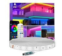 httpsmp RGB LED Strip Lights 5V USB Powered, IP68 Outdoor Waterproof, Music Sync Bluetooth APP/RF Remote Control Lights for Balcony,Deck,Camping,Garden,Bedroom Decor (5m-Led Lights)
