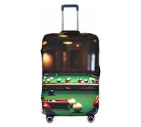 Httup Billard Imprimer Pratique Élastique Lavable Voyage Voyage Housse Avec Fermeture Éclair Cachée pour Valise, blanc, Medium