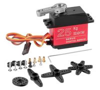 HTTYHT Servo RC 25kg Servomoteur Digital Standard 180 Metal Waterproof