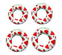 HTU Bouée de Bain Gonflable Pastèque Tube de Natation Gonflable Anti-Fuite pour Piscine Plage (90#) (pastèque 90#)