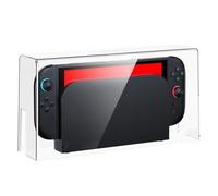 HTU - Couvercle Anti-poussière en Acrylique Transparent, boîte d'affichage Transparente, Couvercle de Protection pour Dock de Console de Jeu Switch 2