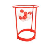 HTU Famille Jeu d'intérieur et d'extérieur Cadeaux de fête Jouets pour Enfants Facile à Assembler Jeu de fête de Basket-Ball avec Bandeau réglable Unique pour garçons et Filles (Individuel)