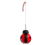 HTU Jouet interactif pour Chat avec Distributeur de Nourriture, gobelet, Jouet Puzzle (Rouge) (C)