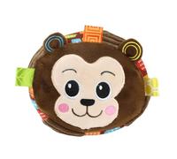 HTU Peluche Chien Voix Jouets Boules de Douces Mignon Actif en Mouvement Animal en Peluche Jouet Dessin animé Chiot Jouet à mâcher pour Petits Moyens Grands Chiens (C)