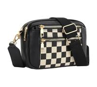 HTU Sac à épaule à la mode PU PU capacité élégant sac à bandoulière fermeture à glissière Sac de messager à tendance