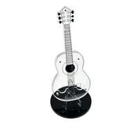 HTU Support de médiator de guitare en acrylique, présentoir de médiator, support de rangement, boîte cadeau pour joueur de guitare, guitariste pour amateur de guitare basse électrique, ukulélé (A)