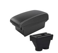 HTUHBCX Boîte Accoudoir pour Peugeot 208 2012-2015 2016 2017 2018 Accoudoir Voiture Boîte Rangement Pièces Rénovation Détails Intérieurs Accessoires De Support(A Black White NOUSB)