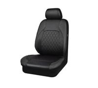 HTUHBCX Le Siège Universel en Cuir D'unité Centrale Quatre Saisons Couvre | Couvre Siège Coussin De Couverture Avant/arrière/ensemble Complet L'airbag Compatible Housse Siège(1 Piece Front Seat)