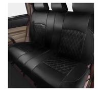 HTUHBCX Le Siège Universel en Cuir D'unité Centrale Quatre Saisons Couvre | Couvre Siège Coussin De Couverture Avant/arrière/ensemble Complet L'airbag Compatible Housse Siège(Rear Seat)