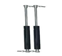HTUHBCX Verin Hydraulique Coffre 2 Vérins À Gaz Universels 600N 300/350/400/450/500/550/600mm pour Portes Fenêtres Et Hayons De Voitures Caravanes Bateaux Bus Vérin Hayon Arrière(550mm)