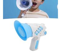 HTUONIAO Jouet changeur de Voix, Microphone Portable, Effets sonores Amusants, contrôle du Volume, Son Clair et Fort, Jouet Multi-Voix (Blue)