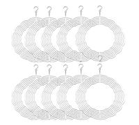 Htuteyy 10pcs 8 Pouces Sublimation Wind Spinner Blanks 3D Wind Spinners pour la Décoration de Jardin Intérieur Extérieur