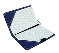Htuteyy Carnet de Score Portable pour L'Extérieur, Carnet de Score de Golf, Carnet de Score de de Balle Recouvert de Cuir, Carnet de Score de Golf en Cuir pour L'Extérieur