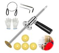 Htuteyy Coupe Compacte Cutter en Acier Inoxydable Cutter de Tuyaux en PVC avec Roue de Coupe en Diamant et Manchette de Tuyau en PVC