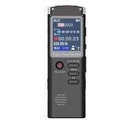 Htuteyy Enregistreur Vocal Numérique H60 Multi-Langues pour Conférences et Étudiants, Capacité de 8 Go, Réduction Intelligente du Bruit