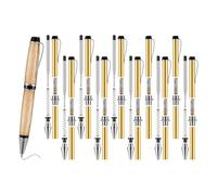 Htuteyy Kit de Rotation pour Stylos pour le Tournage Du Bois, Ensemble de 10 Pièces avec Recharges, Fournitures de Tournage pour le Matériel de Fabrication de Stylos.