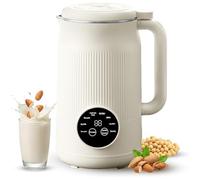 Htuteyy Machine à Lait de Soja 40 Oz, Machine à Lait de Noix avec Fonction de Nettoyage Automatique, Démarrage Différé, Maintien au Chaud, pour Jus et Smoothies, Prise EU.