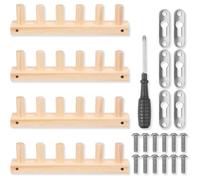 Htuteyy Tricotage de Couverture sur Métier à Tisser 4 Pièces Épais avec 1 Tournevis et Outils D'Assemblage pour Couvertures, Afghans et Plaids.