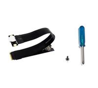 Htuygyjaw Câble Adaptateur M.2 NVMe PCIE 4.0 vers Oculink SFF-8611 SFF-8612 Câble D'Extension de Carte Graphique Externe pour Ordinateur Portable