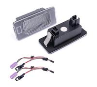 HTVTKRFGRL De Canbus 2x Canbus Error Free White Led Number License Plate Light For Audi A1 8X A3 8V A4 S4 B8 A5 S5 8T A6 C7 4G A7 4G Q3 Q5 TT 8J Lampe Plaque D'immatriculation