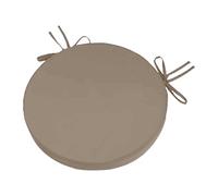 Htw150 Lot de 2 coussins de chaise ronds avec attaches et housses amovibles pour jardin 38,1 x 7,6 cm (l x H)