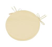 Htw150 Lot de 2 coussins de chaise ronds avec attaches et housses amovibles pour jardin 38,1 x 7,6 cm (l x H)