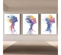 HTWLMM Anatomie Humaine Organe Corps Médecine Tableaux Affiche Sans Cadre Toile Peintures Murale Art Hôpital Clinique Décor (3X60X80CM,A3)