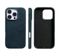 HTXONB Étui magnétique antidérapant en Cuir à Couverture intégrale pour iPhone 17, 16, 15, 14 Pro Max, 17Air, Coque Antichoc à Chargement sans Fil, Bleu foncé, pour iPhone 14 Pro Max