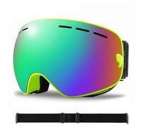 HTXONB Lunettes de ski élégantes à double couche antibuée pour hommes et femmes, lunettes de ski alpinisme enduites, C5, adultes