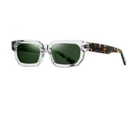 HTXONB Lunettes de soleil JJMM JAGGER ultralégères en titane, style rétro carré, unisexe, tendance, luxe, vintage, UV400, qualité originale, C3, 145 x 144 x 41 mm