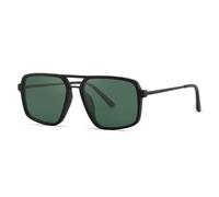 HTXONB Lunettes de soleil polarisées anti-UV pour homme, monture large, verres de conduite, 2025, C3, 147 x 145 x 46 mm