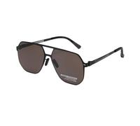 HTXONB Lunettes de soleil polarisées en nylon métallique pour hommes, protection UV pour les conducteurs, lunettes de soleil spéciales pour la conduite, C3, 142 x 142 x 52 mm