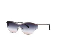 HTXONB Lunettes de soleil polarisées monobloc en métal tendance 2025 pour hommes et femmes, style œil de chat, polygonales, C2, 13