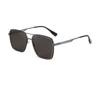HTXONB Lunettes de soleil polarisées pour hommes, lunettes de soleil de plein air, de voyage, de pêche, de conduite, anti-ultraviolet, C3, 147 x 142 x 51 mm