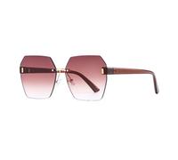 HTXONB Lunettes de soleil polarisées sans cadre pour hommes et femmes, tendance 2025, pour la photographie de rue en plein air, les voyages, la conduite, pare-soleil, anti-UV, C5, 149 x 146 x 57 mm