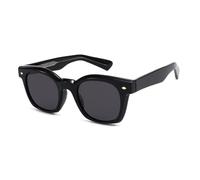 HTXONB Lunettes de soleil polarisées tendance pour hommes et femmes pour la photographie de rue en extérieur et les voyages avec protection UV et branches insérées, C1, 149 x 145 x 51 mm