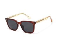 HTXONB Lunettes de soleil polarisées tendance rétro 2025, protection solaire, protection UV, C4, 150 x 145 x 49 mm