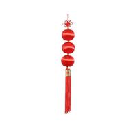 HTYUKFDG Mini lanternes Rouges 1 Paire Porte-Bonheur Suspendu 3/6/8 lanternes Rouges Noeud Chinois Nouvel an fête de Mariage Petite Lanterne Rouge pour la décoration de Mariage