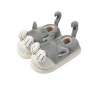 HTYUKFDG Pantoufles mignonnes en coton avec pattes de chat, adorables chats en peluche, pantoufles confortables pour l'intérieur et l'extérieur, pantoufles antidérapantes pour la maison