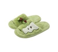 HTYUKFDG Pantoufles mignonnes en forme de fruits pour femme en polaire douce pour l'hiver - Chaudes et tendance - Antidérapantes - Chaussures d'intérieur pour femme, Gr N, 37 1/3 EU