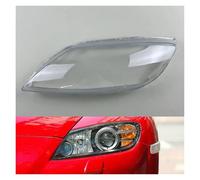 HTZLCO Couvercle de phare compatible avec Mazda RX-8 2001-2010, pièces de rechange d'origine, montage direct et installation facile(Left)
