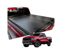 HTZLCO Couvercle rétractable Rigide sur Mesure, Compatible avec Ram 1500 et 2500 2019 + Verrouillage en Aluminium, Couvercle de tonneau, Installation sans perçage