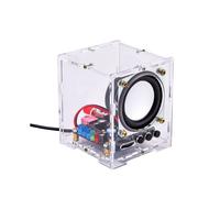 HU-009 Haut-Parleur Spaker Unité Composant éLectronique Kit de Bricolage Sans Fil Filaire 5 V Alimenté et Coque en Acrylique