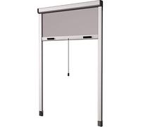 HU-firma Moustiquaires en aluminium vertical blanc, 160 x 170 cm