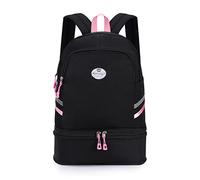 HUA ANGEL Sac à Dos Femme 20-30L Imperméable Pliable & Extensible avec Compartiment à Chaussures, Séparation Sec-Humide, Multi-Poches - Pour Sport Voyage Gym Randonnée Piscine Plage Yoga