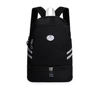 HUA ANGEL Sac à Dos Femme 20-30L Imperméable Pliable & Extensible avec Compartiment à Chaussures, Séparation Sec-Humide, Multi-Poches - Pour Sport Voyage Gym Randonnée Piscine Plage Yoga