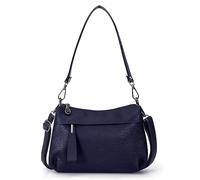 HUA ANGEL Tendance Sac à Main Pour Femme En Cuir Souple Lavé Avec Multi-Poches Antivol Petit Sac à BandoulièRe Sacoche Femme En Cuir Pour Voyage Travail SoiréE Quotidien