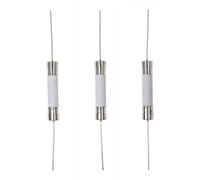 HUABAN 10 Pièces 20A 20 Amp 6 * 30mm 250V Fusible céramique à fusion rapide avec fils
